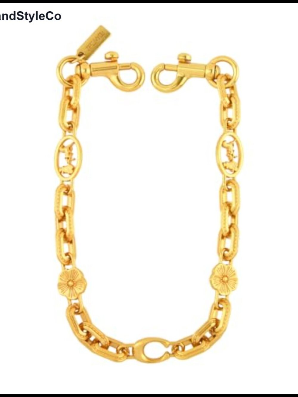 Gold Wallet Chain Bag Charm Purse Handle Extender Keychain Accessory for Women